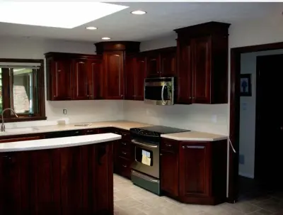 Crimson Cherry Kitchen Remodel — Kitchen Remodeling project by Pioneer Kitchens