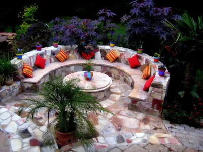 Outdoor Living Spaces — Landscape Design project by Vedic Gardens & Nursery, LLC