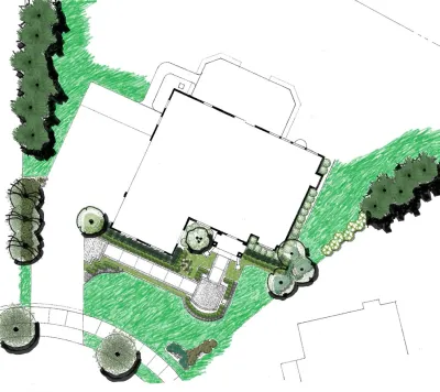 Private Residence - South Lyon, Michigan — Landscape Design project by Bespoke Garden Design in South Lyon