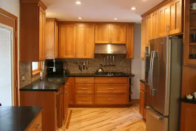 Cherry Shaker Kitchen Design — Kitchen Remodeling project by Straight Edge Construction Group