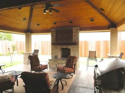 Charming Outdoor Living Area — Kitchen Remodeling project by Heritage Renovations