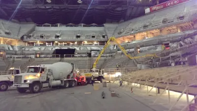 AT&T Center Revamp Initiative - Commercial Concrete — Custom Home Builders project by Tartan Construction