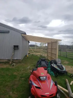 Barn expansion by JC Construction Company, Inc.