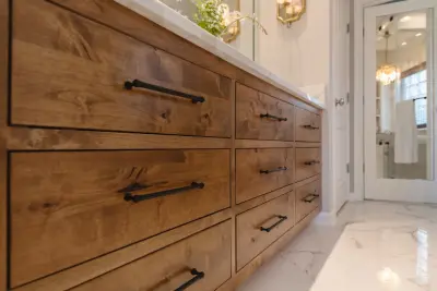 Eclectic Oasis Bathroom Renovation — Custom Home Builders project by Burge Builders, Inc