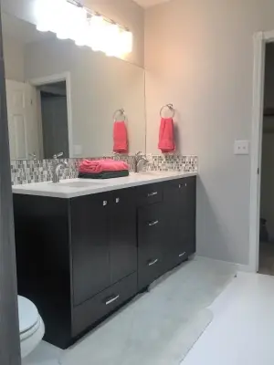 Restroom Renovation — Custom Home Builders project by Property Rehab Solutions