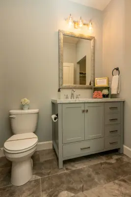Restroom Showcase — Custom Home Builders project by Dultmeier Homes Inc