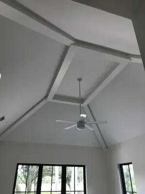 Architectural Beams and Coffered Ceilings — Custom Home Builders project by Elite Construction Of Jax, Inc.