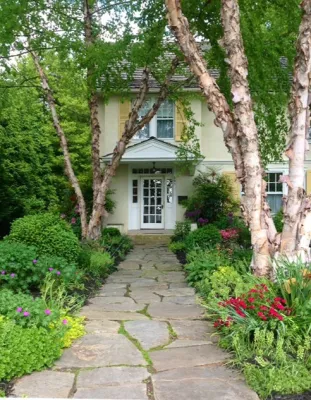 Entrance Gardens by Wallace Landscape Associates