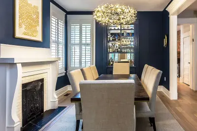 Integrated Dry Bar — Custom Home Builders project by Vmax LLC