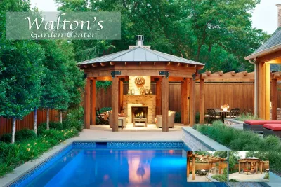 Outdoor Living and pool project — Landscape Design project by Waltons Garden Center