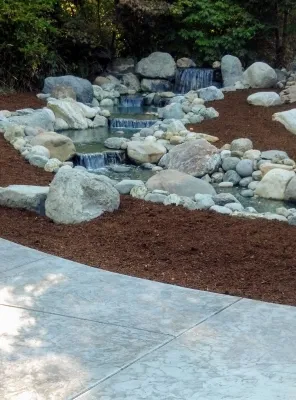 Custom Water Feature - Conway WA — Landscape Design project by Waterfall Pond Supply
