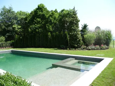 Pools, Spas, & Water Features — Landscape Design project by Wesley Stout Associates