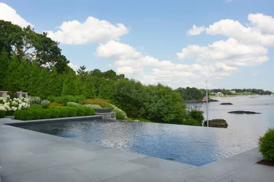Byram Shorefront — Landscape Design project by Wesley Stout Associates in Greenwich