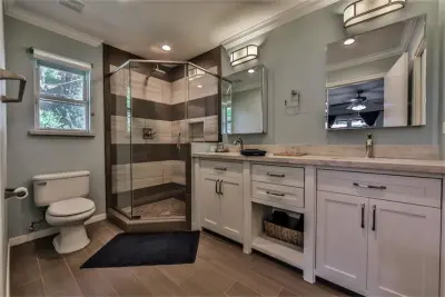 Chantilly Lane Restrooms — Custom Home Builders project by Crafted Custom Homes + Renovations