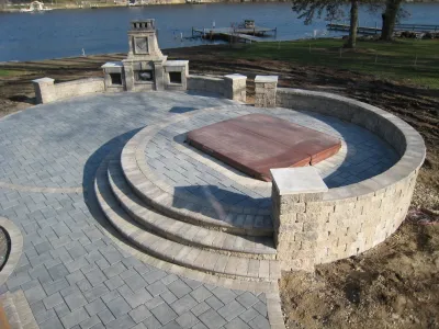 Estate Wall — Landscape Design project by Whispering Hills Garden & Landscape Design Center in Algonquin