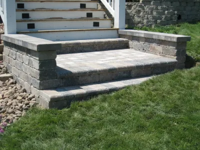 Stairs & Entryways — Landscape Design project by Whispering Hills Garden & Landscape Design Center in Barrington