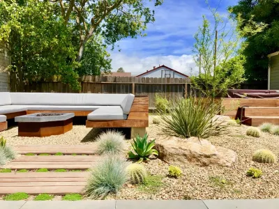 Dry + Modern — Landscape Design project by Wildwood Landscapes + Design in Richmond