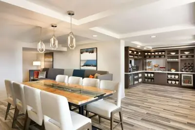 Executive Lounge of Colorado Hotel — Custom Home Builders project by Intrinsic Homes, LLC