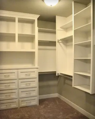 Tailored Closet Design — Custom Home Builders project by GarrettMaplesHomes