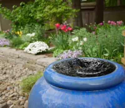 Entry Water Feature — Landscape Design project by Wolfstone Landscape Design