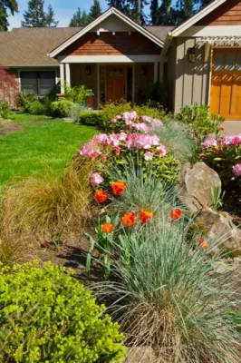 Flowering Perennials/ Ornamental Grass Combinations — Landscape Design project by Wolfstone Landscape Design