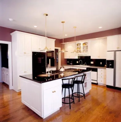 Modern Kitchen - Canfield, OH — Custom Home Builders project by Master Plan Builders & Master Plan Design