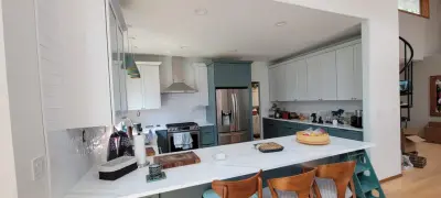 The Kitchen at Cottage Lake — Custom Home Builders project by Tri Power Construction LLC