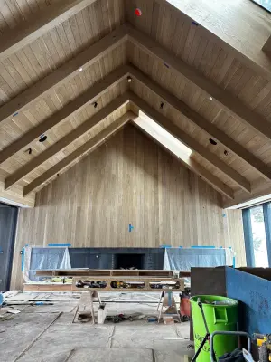 Tailored Ceilings and Beams — Custom Home Builders project by Arana Construction Inc