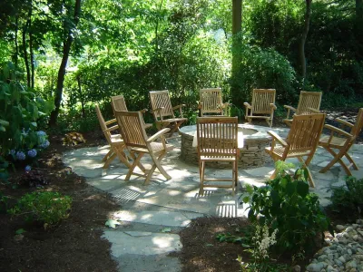 Chatham Custom Fire pit — Landscape Design project by Z.O. Landscaping