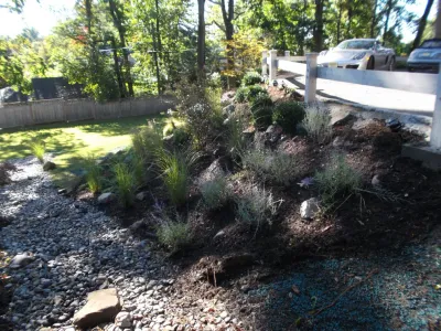 landscaping on slope Monclair — Landscape Design project by Z.O. Landscaping