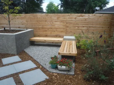 Modern Custom Fences by Bloom Concrete & Landscape Design