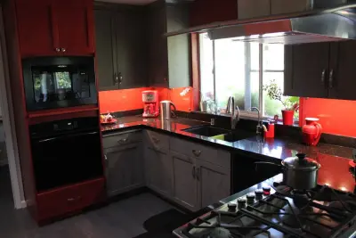 Contemporary Kitchen Renovation (R 230) — Custom Home Builders project by Trilogy Construction, Inc.