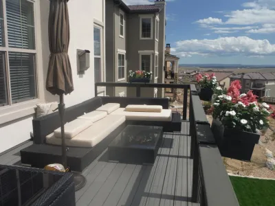 Mueller Residence - Deck by Bloom Concrete & Landscape Design