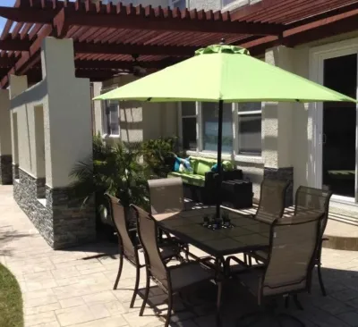 Outdoor Living Space + Terrace — Landscape Design project by Zenful Gardens