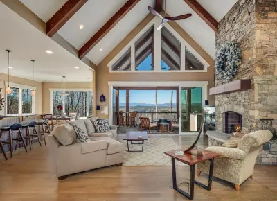 Keowee Springs Cliffs Eskuri Residence — Custom Home Builders project by Hillcrest Homes Of Keowee Inc.