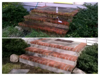 hanson steps and patio — Landscape Construction project by 1-877-lawn-crew