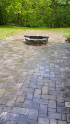 Norwell patio 2 — Landscape Construction project by 1-877-lawn-crew