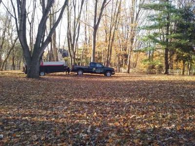 Leaf Removal — Landscape Construction project by A Classic Cut Lawn Care