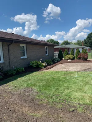 Landscaping / Mulch Installation — Landscape Construction project by A+ Equipment Services And Excavation