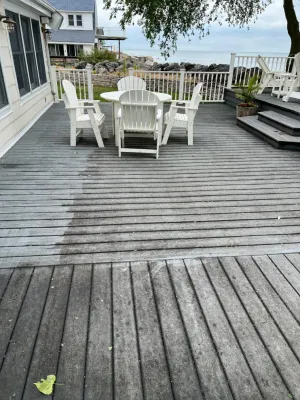 Powerwashing to Refresh & Rejuvenate Outdoor Surfaces, Furniture, Drives & Paths — Landscape Construction project by A+ Equipment Services And Excavation