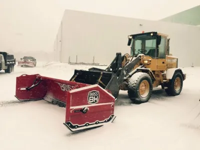 Snow removal — Landscape Construction project by A. Esposito Landscaping And Nursery