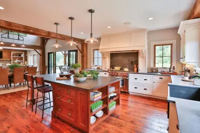 Rustic Culinary Space — Custom Home Builders project by Divine Homes, LLC