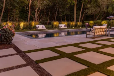 Cozy Getaway with Relaxing Amenities — Landscape Construction project by A.M. Woodland Outdoor