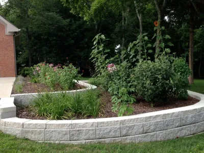 Raised Bed Flower/Vegtable Garden — Landscape Construction project by Acer Landscape Services