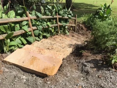 Jackoboise Stone Steps and Patio — Landscape Construction project by Acer Landscape Services