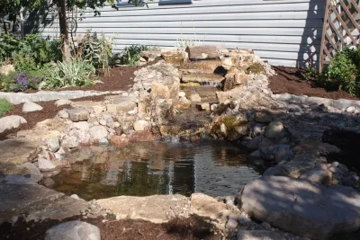 Jackie's Pond — Landscape Construction project by Aerate 1 Landscaping & Ponds, Inc in Bolingbrook