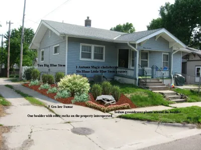 Lincoln Updated Front Yard — Landscape Construction project by Aesthetics, Inc. in Lincoln