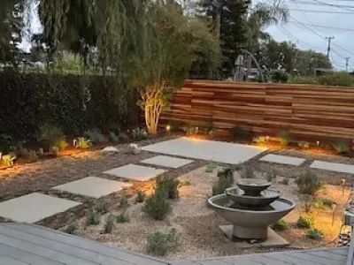 Modern Low Water Garden — Landscape Construction project by Alford's English Gardens Inc in Long Beach
