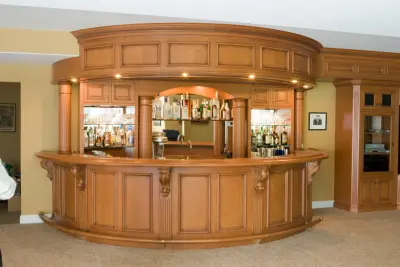 Personalized Bar — Custom Home Builders project by James Falisi & Son Building Contractors Inc.