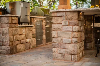 Hardscape Patio Design, Fire Pit, & Pergola — Landscape Construction project by All Terrain Landscaping in Greeley